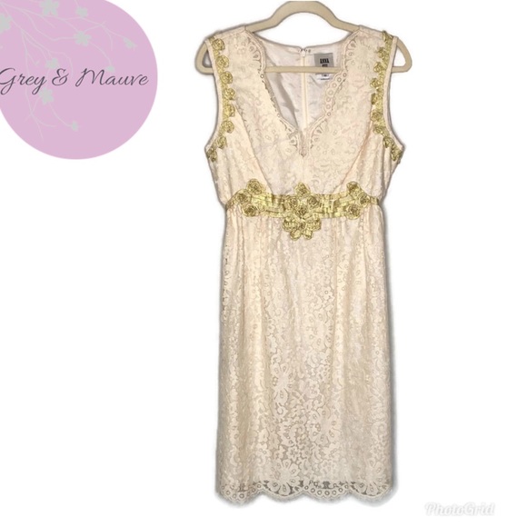 Anna Sui Dresses & Skirts - Anthro Cream Anna Sui Lonoke Antique Lace Dress